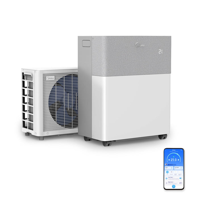 Midea PortaSplit-E mobile Klimaanlage, Kühlen A++ / Heizen A+, 12.000 BTU (3,5 kW)